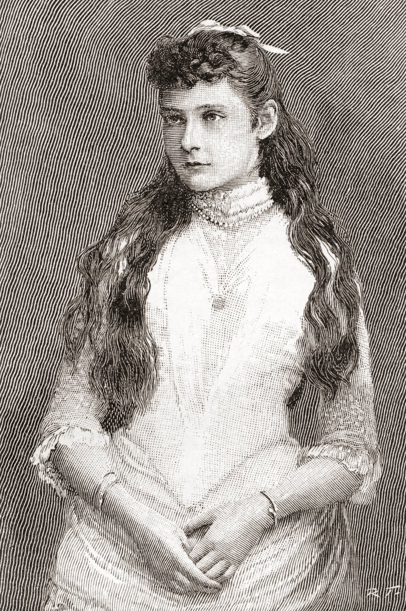 Alix of Hesse and by Rhine, later Alexandra Feodorovna by English School