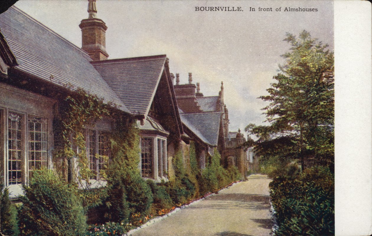 Almshouses in Bournville by English School