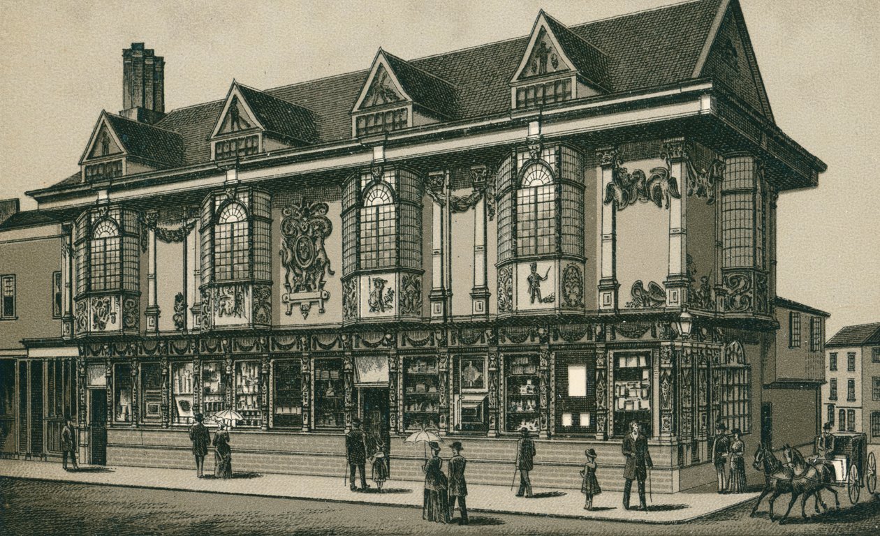 Ancient House, Ipswich by English School