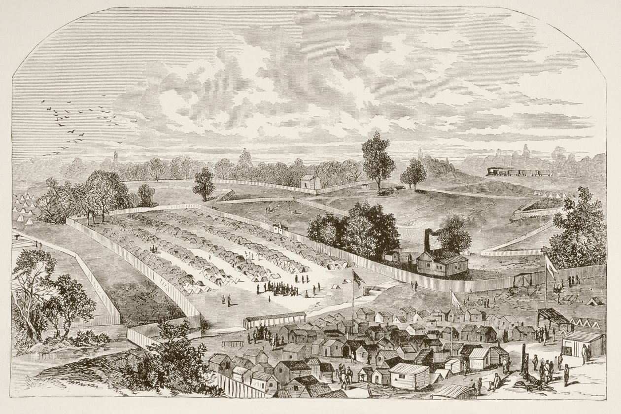 Andersonville Prison by English School