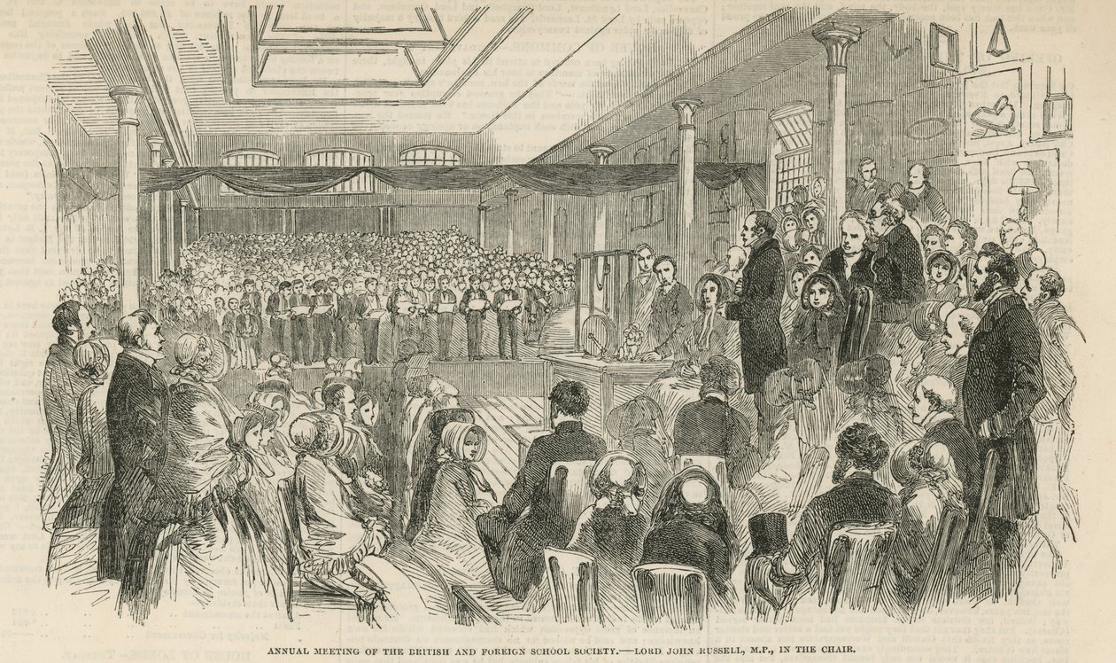 Annual Meeting of the British and Foreign School Society by English School