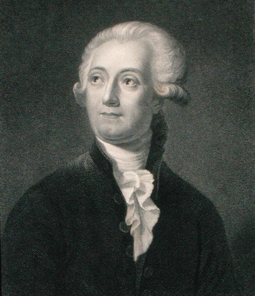 Antoine Laurent Lavoisier (1743-94) from 