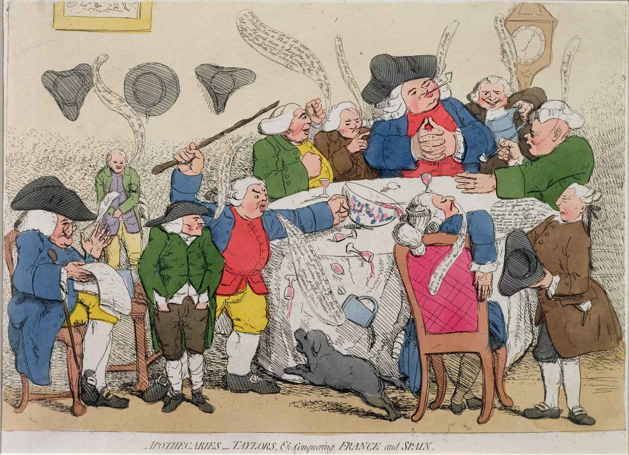 Apothecaries, Taylors & Co. conquering France and Spain by English School