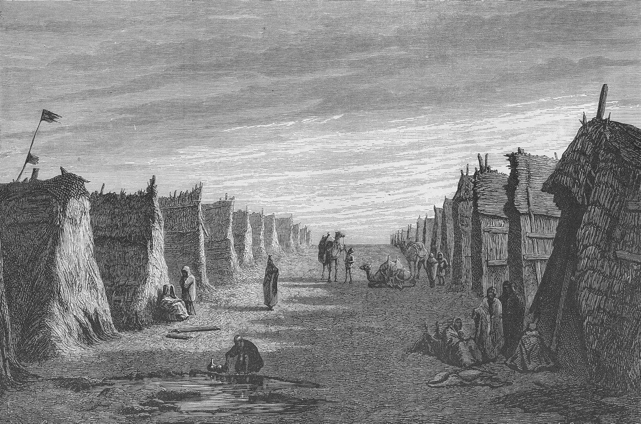 Arab village near Port Said by English School