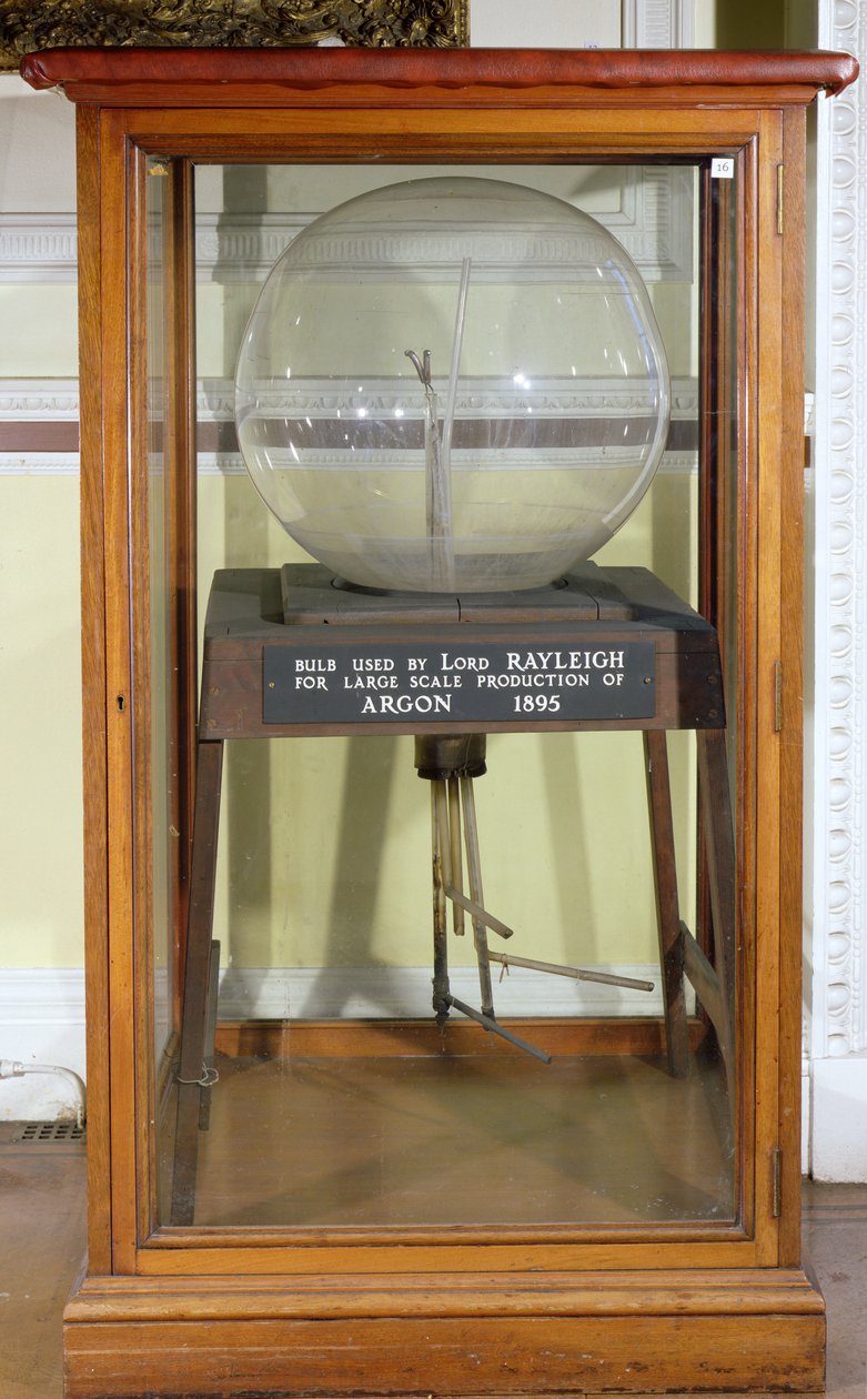 Argon bulb used by Lord Rayleigh by English School