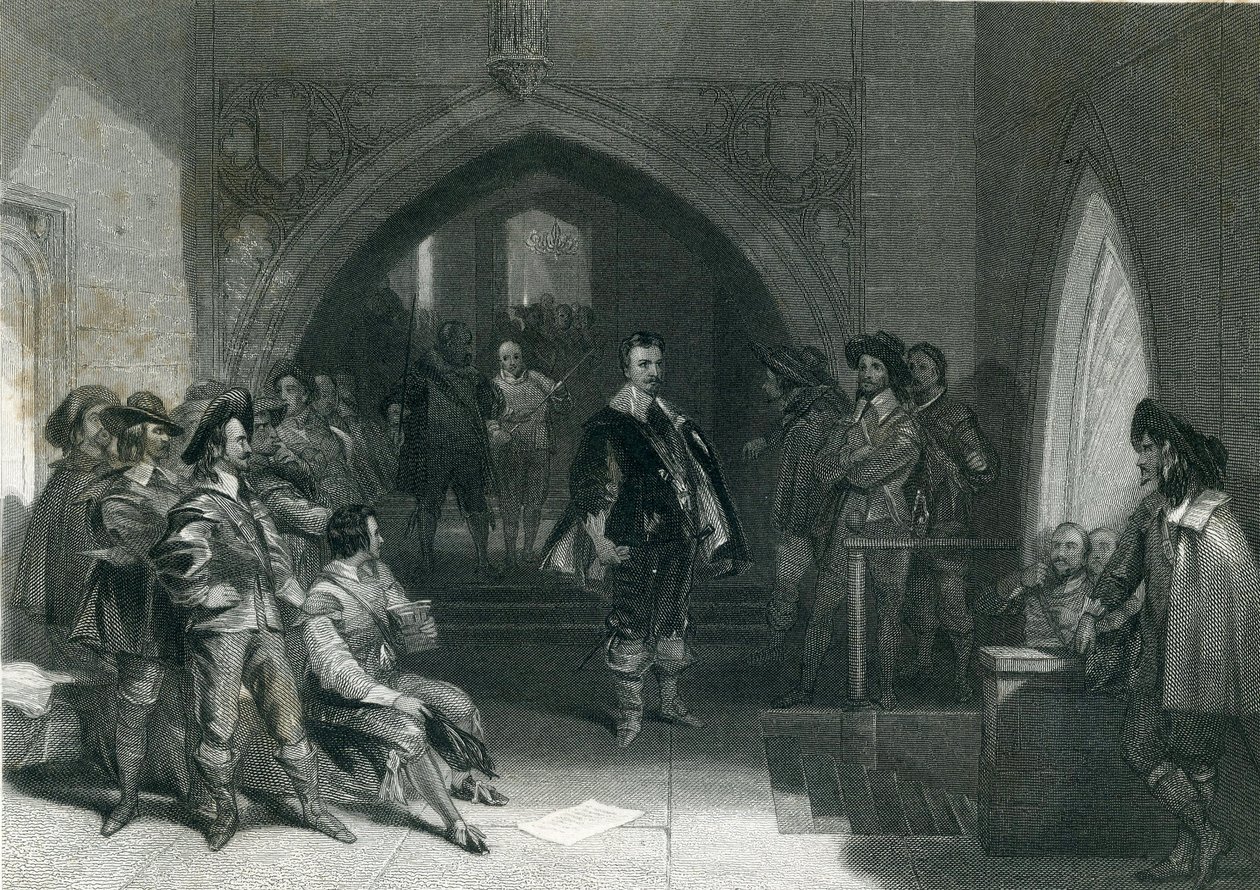Arrest of Lord Strafford by English School