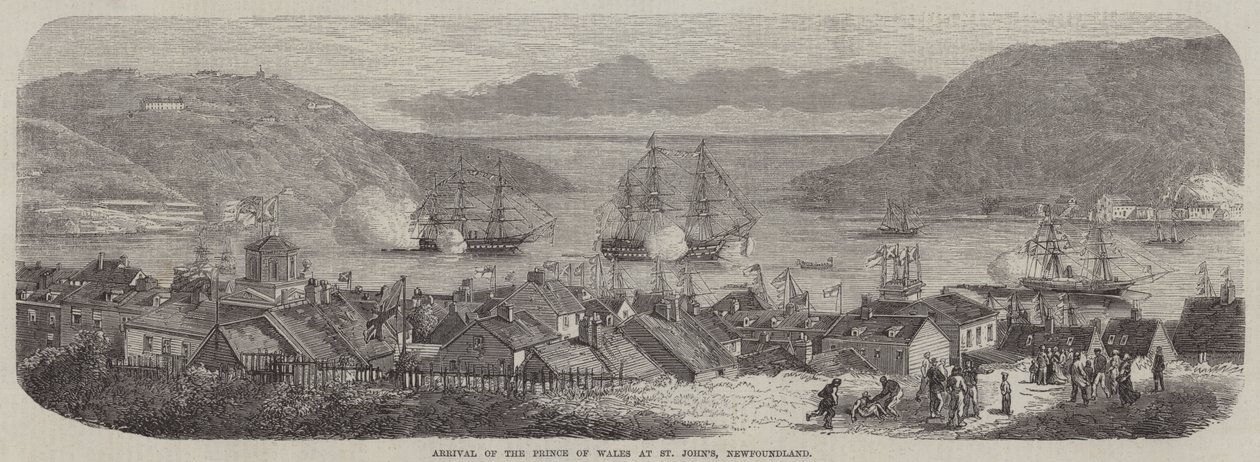 Arrival of the Prince of Wales at St John
