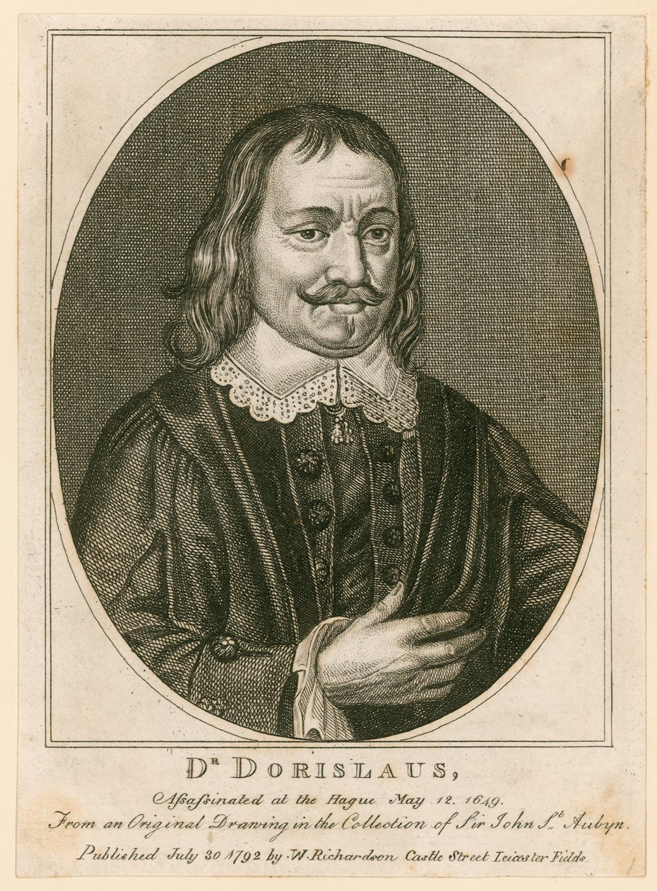 Assassination of Dr Isaac Dorislaus, May 1649 by English School
