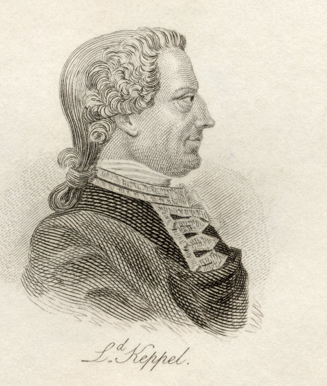 Augustus Keppel, from 