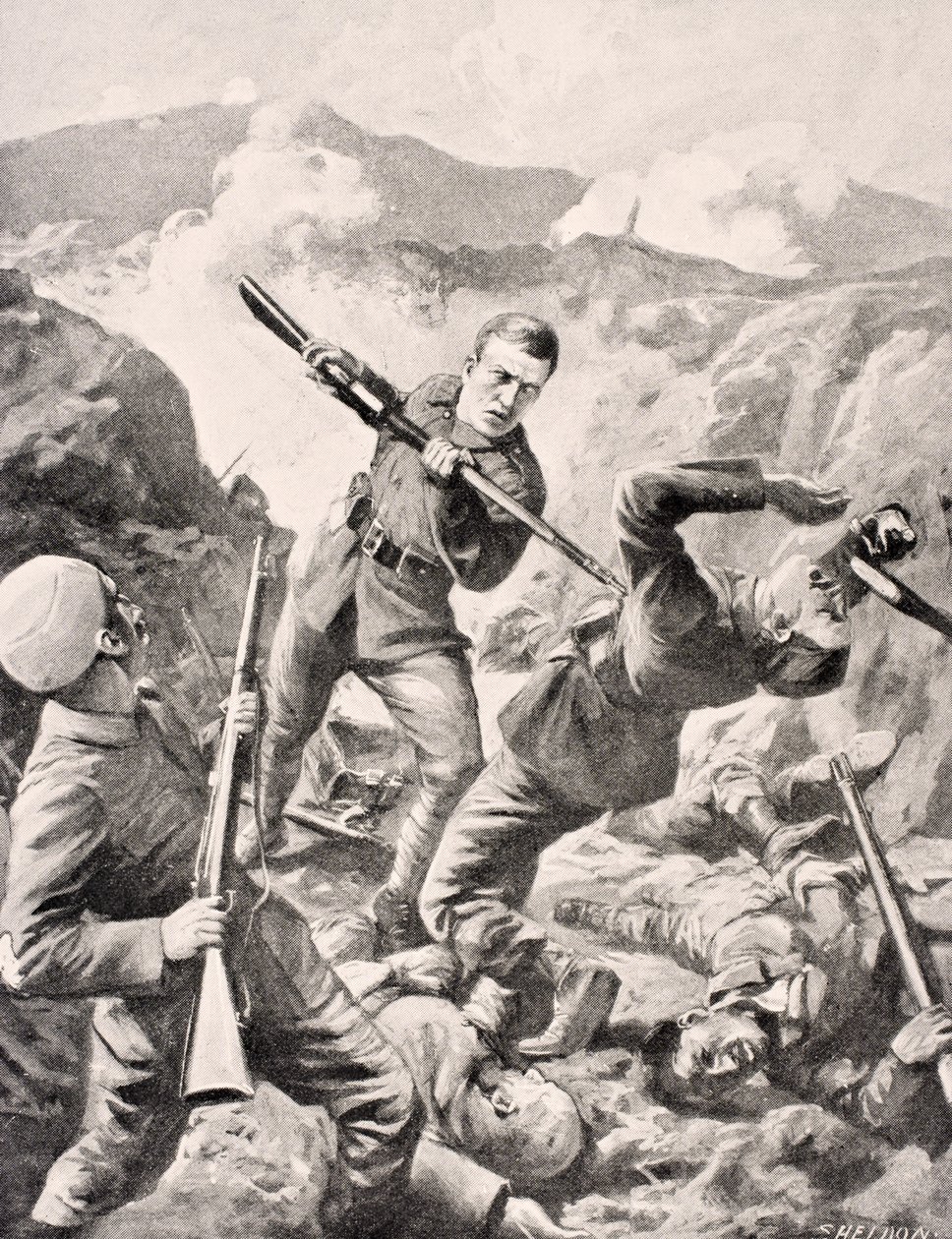 Australian Lance-Corporal Albert Jacka, VC, from 