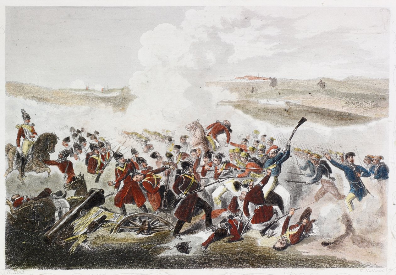 Battle Of Eupatoria by English School
