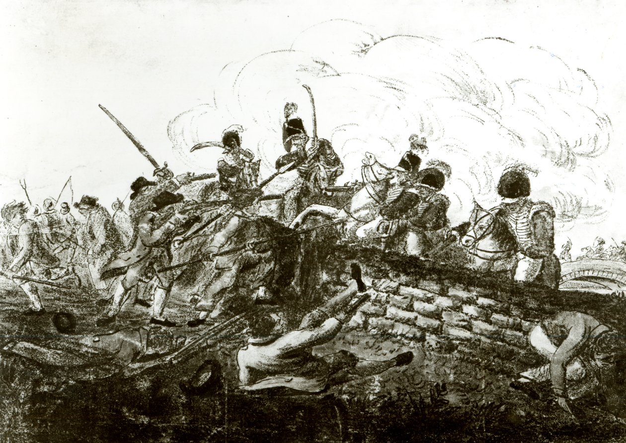 Battle of Bonnybridge by English School