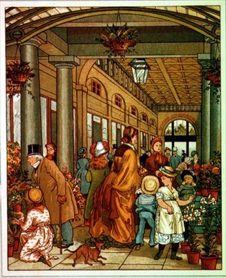 Bedford Conservatories, book illustration by English School