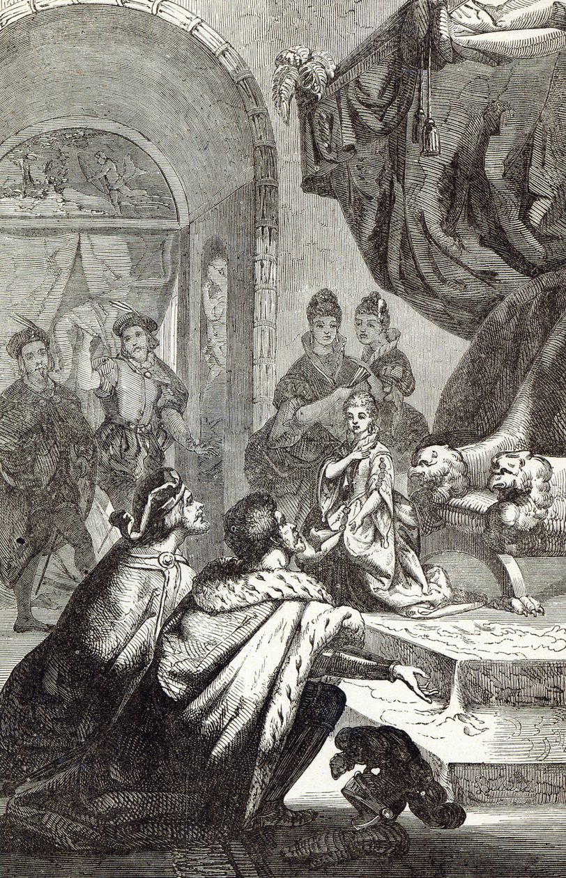 Betrothal of the French Princess to Richard II, illustration from 