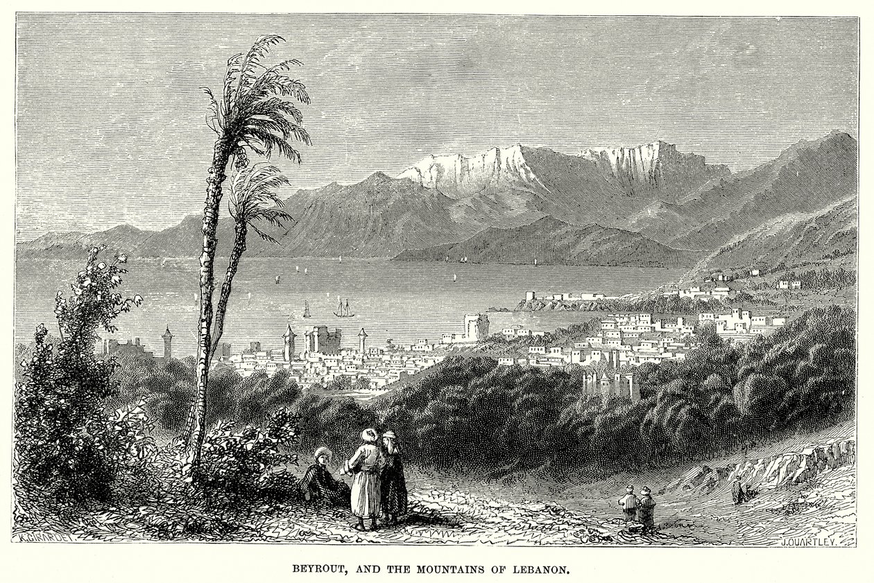 Beyrout and the Mountains of Lebanon by English School