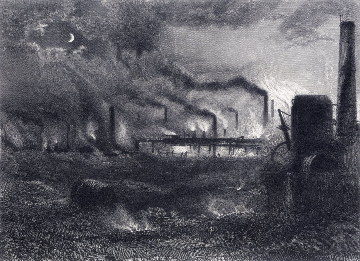 Black Country, near Bilston, Staffordshire by English School