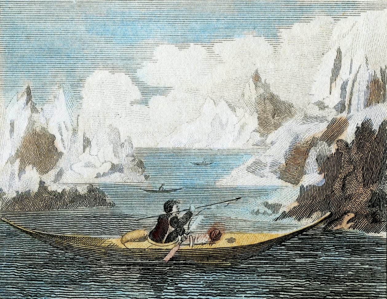 Boat of a Greenland Man, c. 1779 by English School