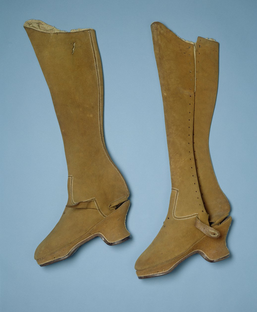 Boots believed to have belonged to Queen Elizabeth I, 16th century by English School