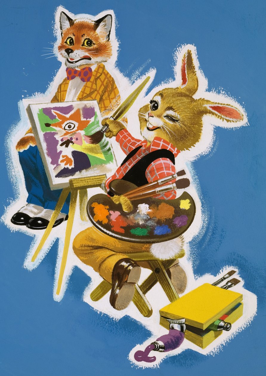 Brer Rabbit and Brer Fox by English School