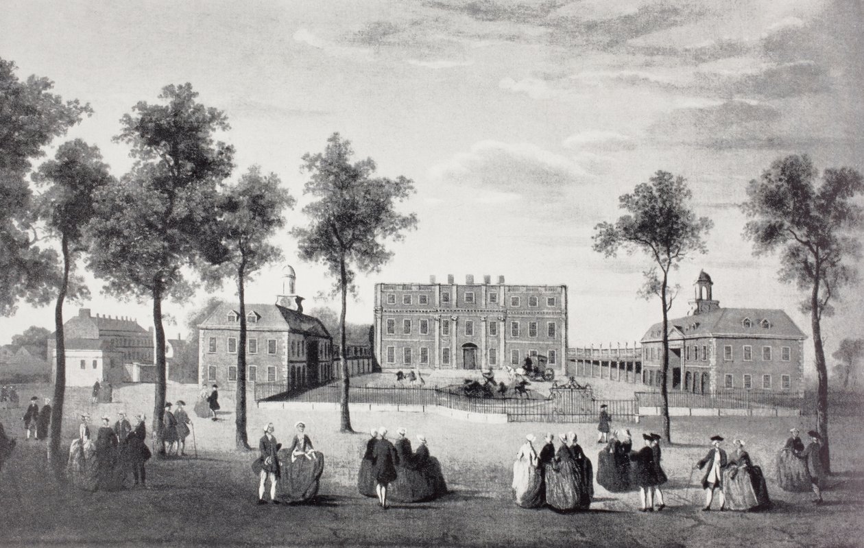 Buckingham House, 1750 by English School