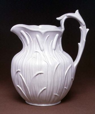 Bullrush Water Jug, made in Hanley, Ridgeway & Abington, c.1848-60 by English School