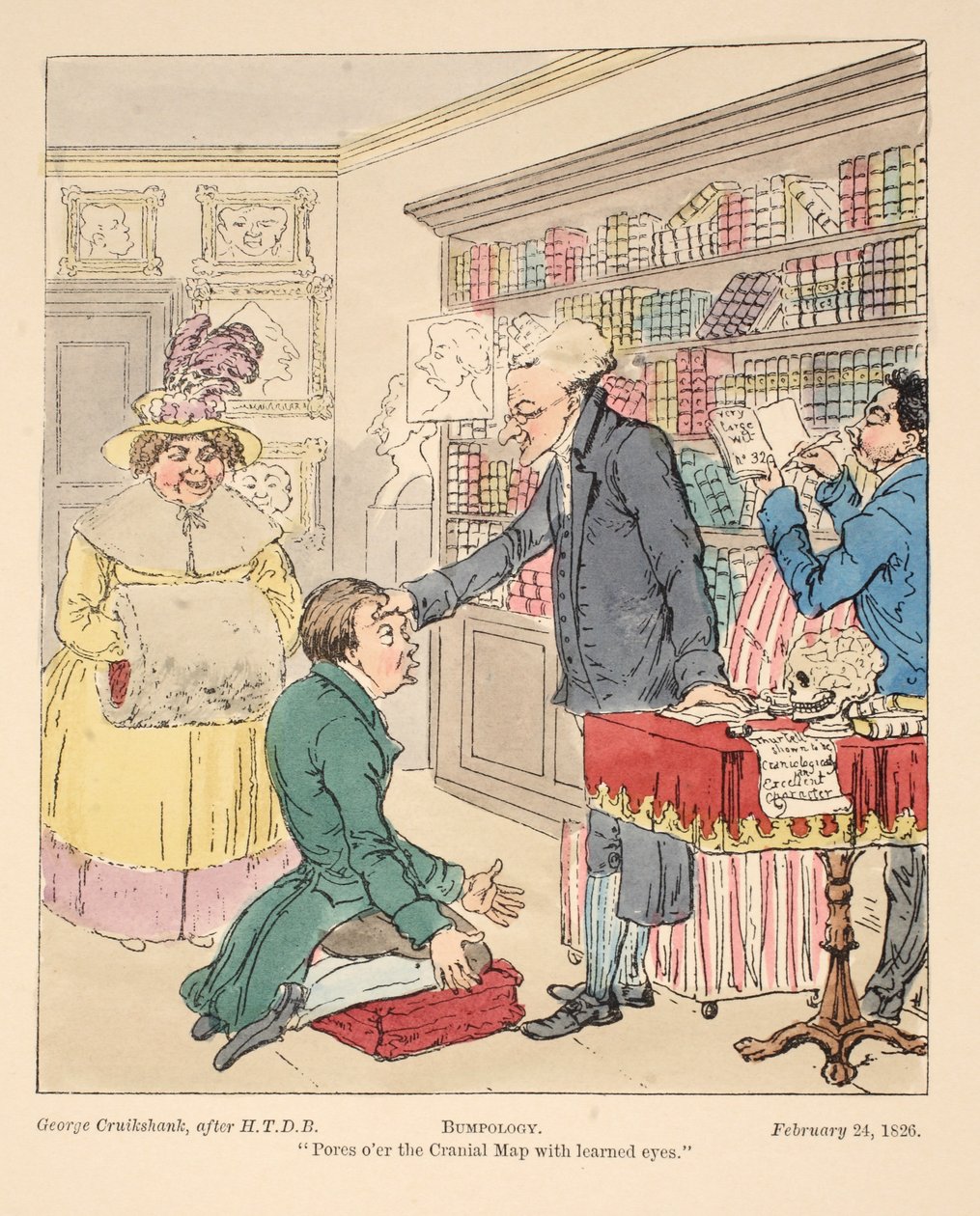 Bumpology, pub. 1826 by English School