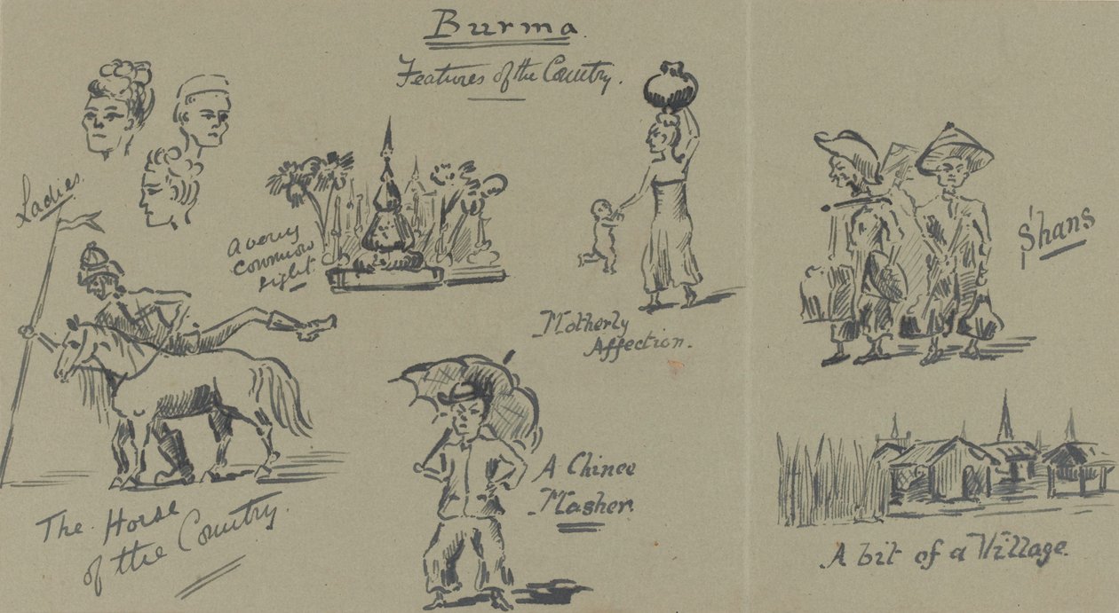 Burma, Features of the Country by English School