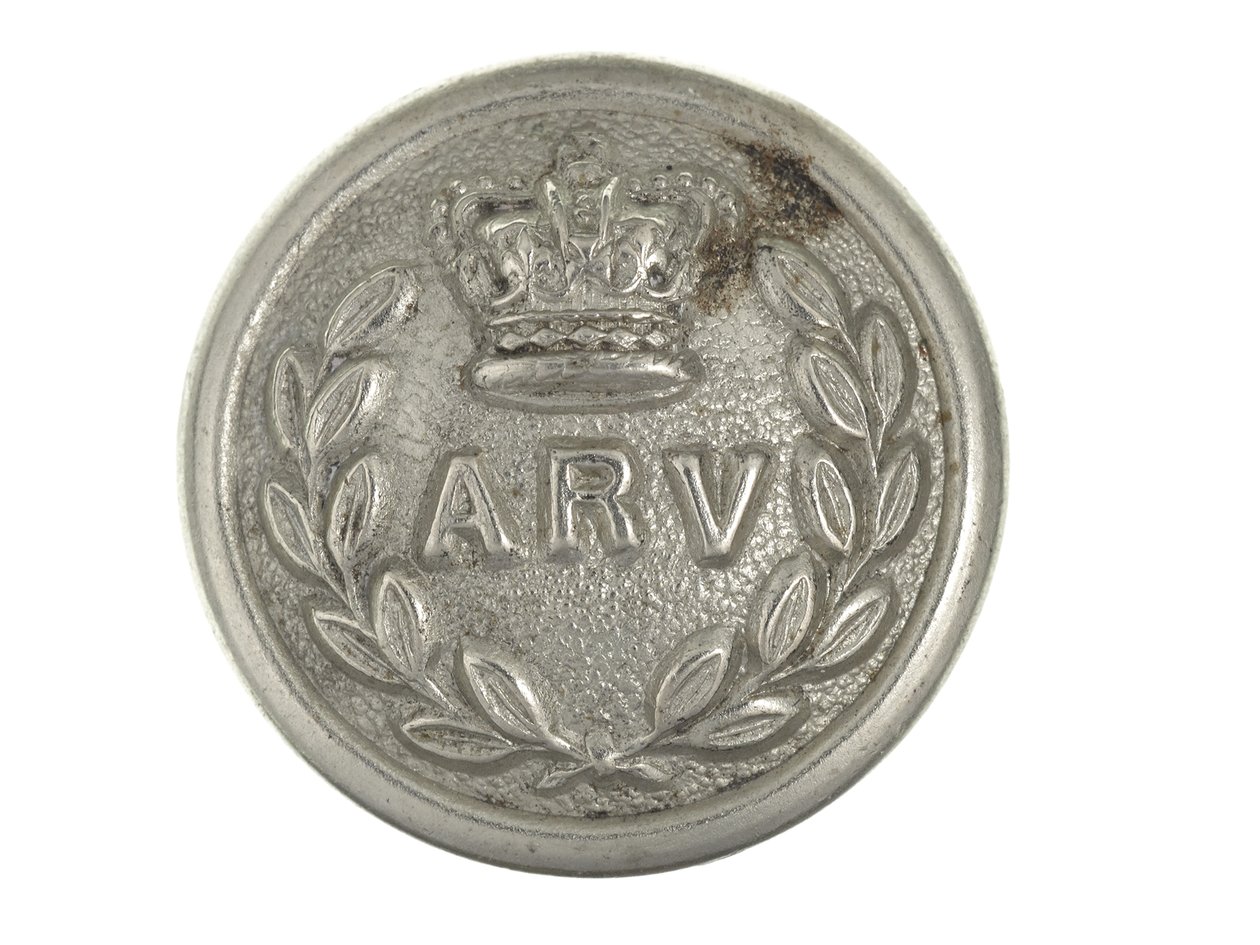 Button, Allahabad Volunteer Rifles, pre-1901 by English School