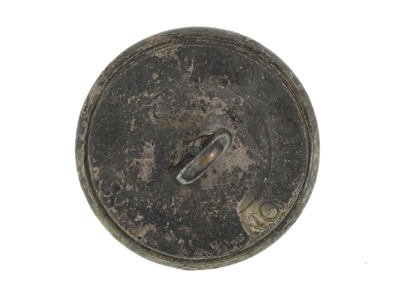 Button, Allahabad Volunteer Rifles, pre-1901 by English School