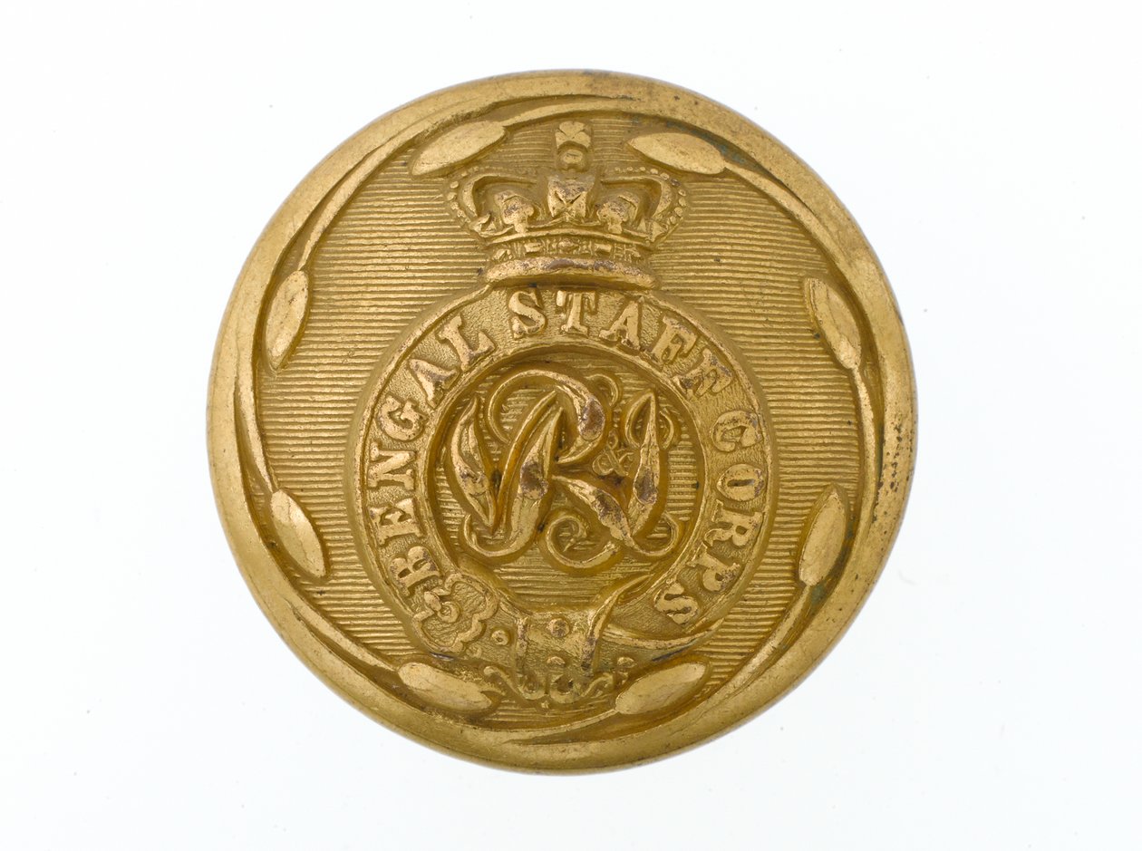 Button, Bengal Staff Corps, 1876-1891 by English School