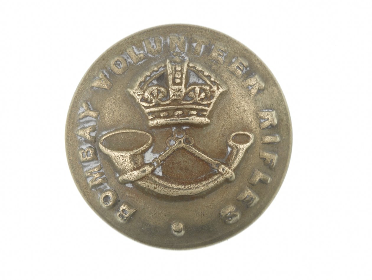Button, Bombay Volunteer Rifles, 1901-1947 by English School