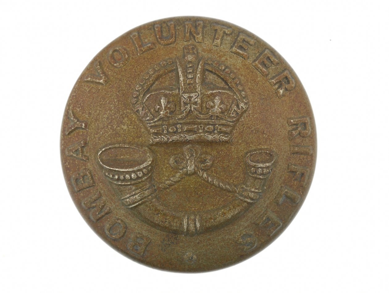 Button, Bombay Volunteer Rifles, 1901-1947 by English School