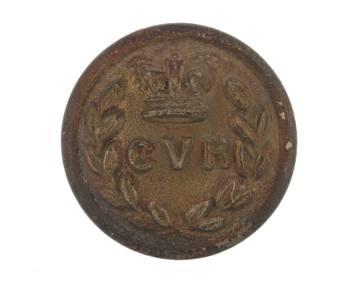 Button, Calcutta Volunteer Rifles, pre-1901 by English School