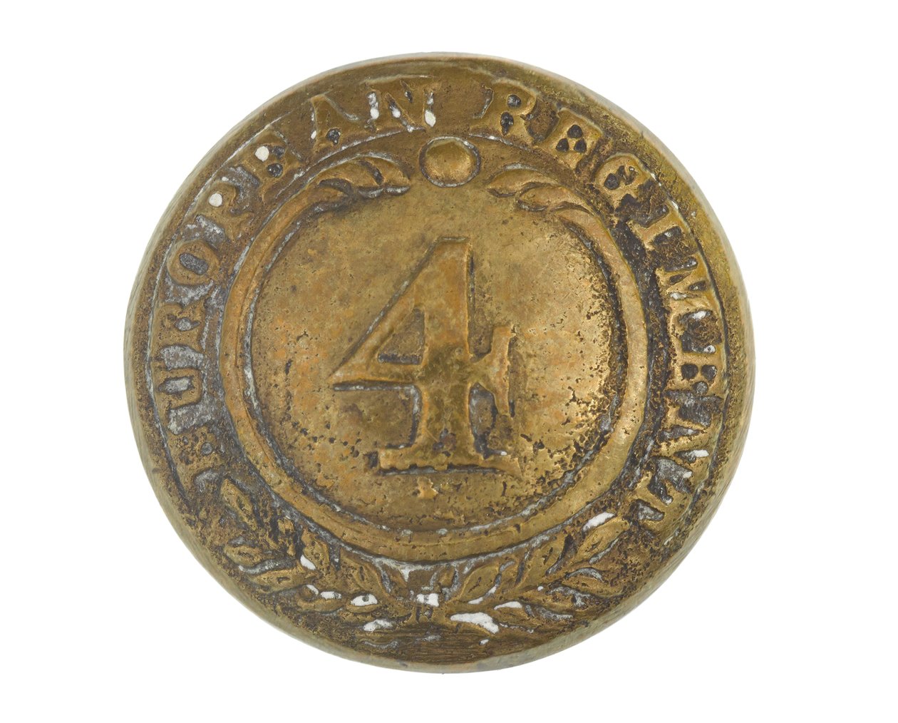 Button, other ranks, 4th Bengal European Regiment, 1855-1861 by English School