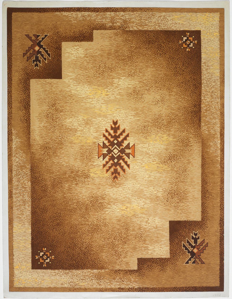 Carpet design by English School