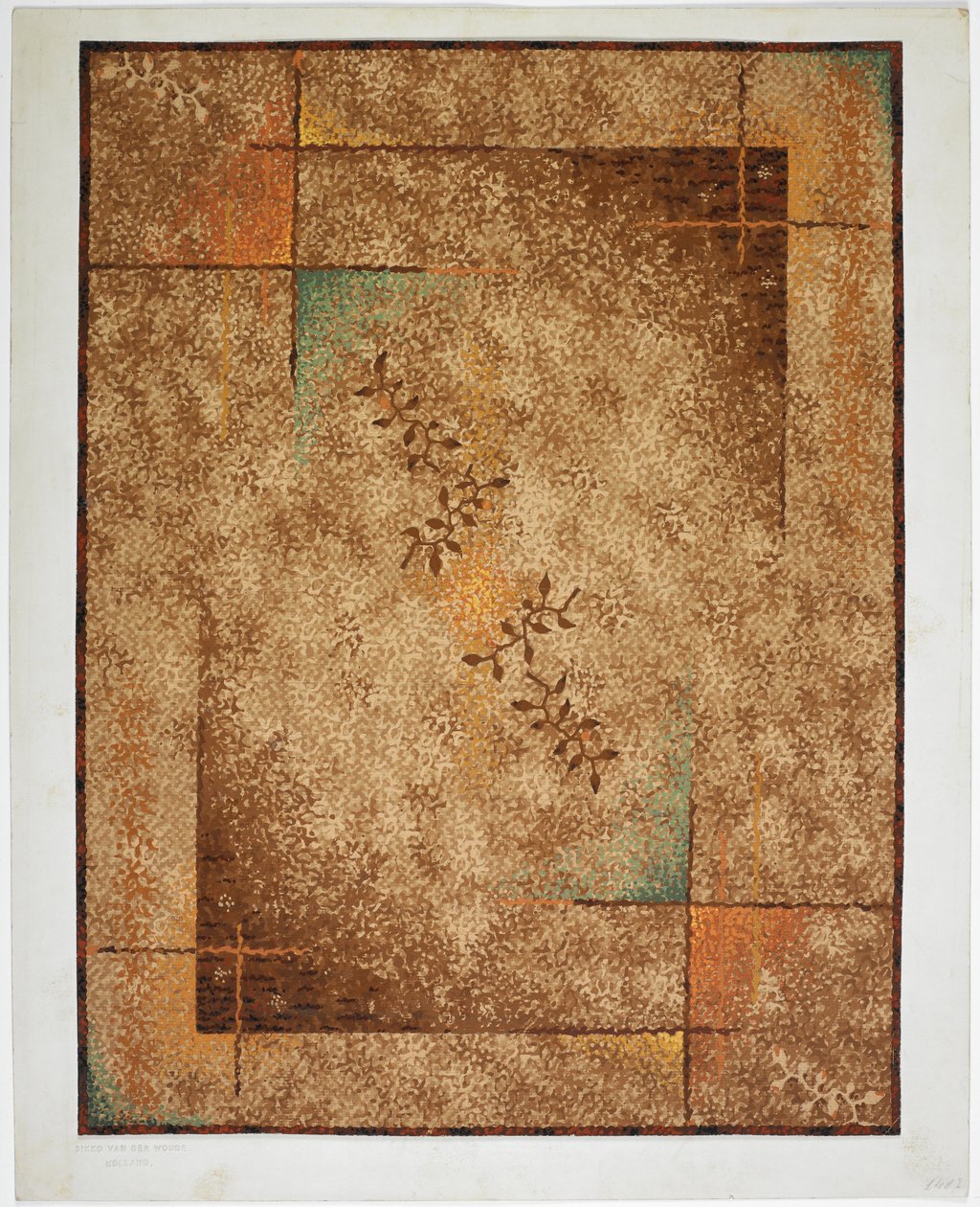 Carpet design by English School