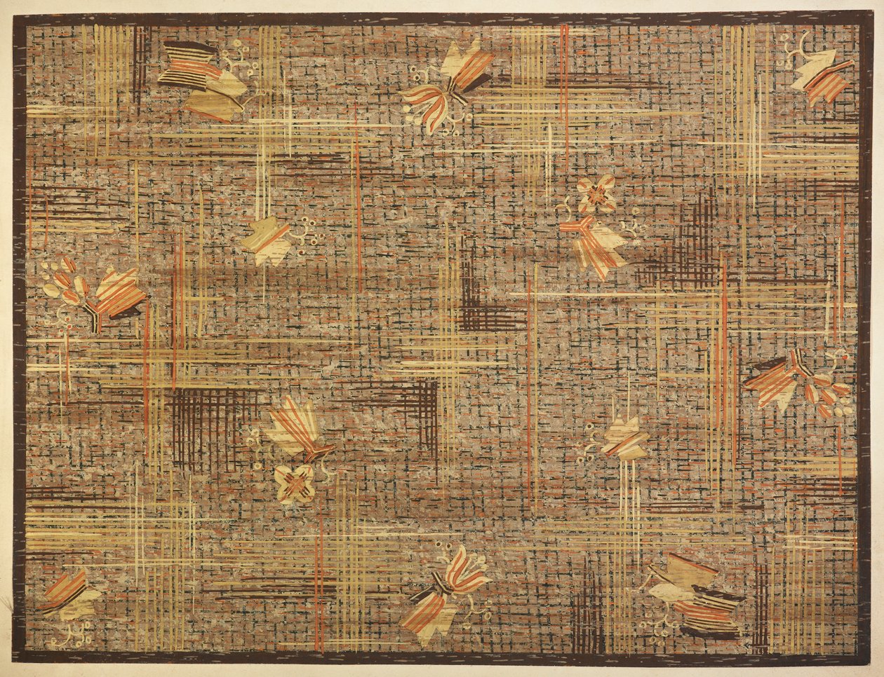 Carpet design by English School