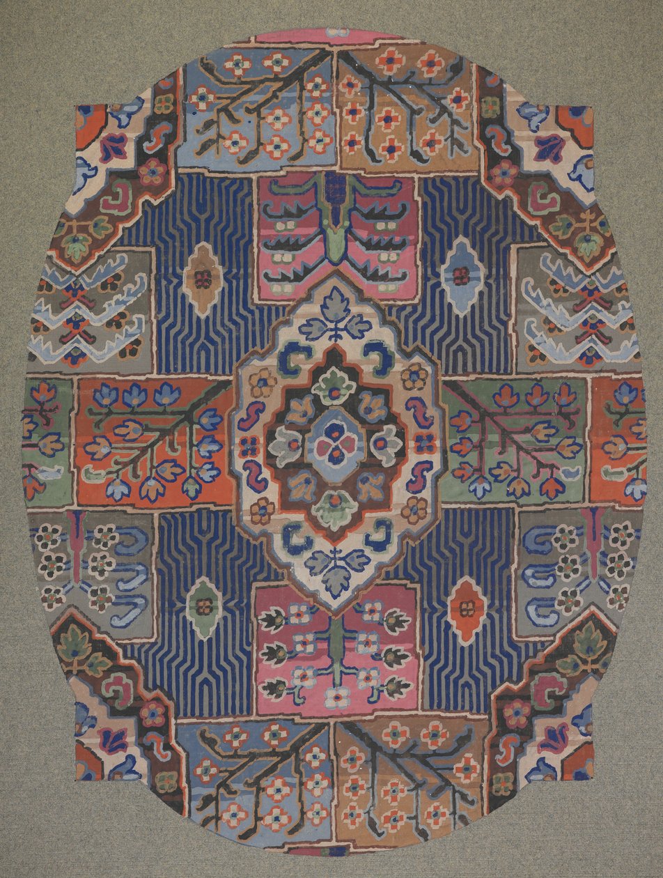 Carpet design by English School