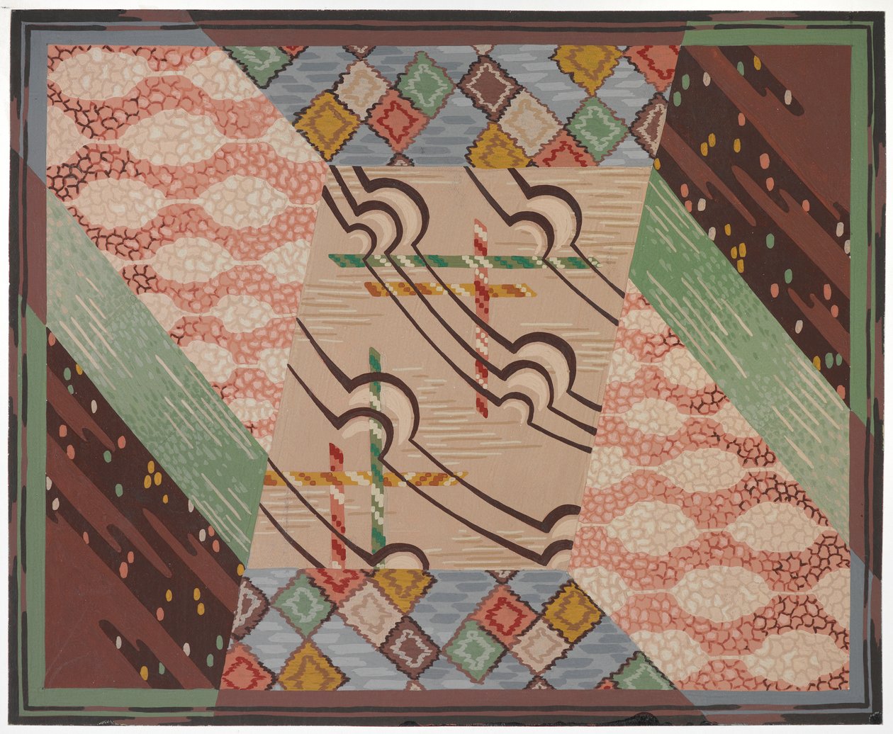 Carpet Design by English School