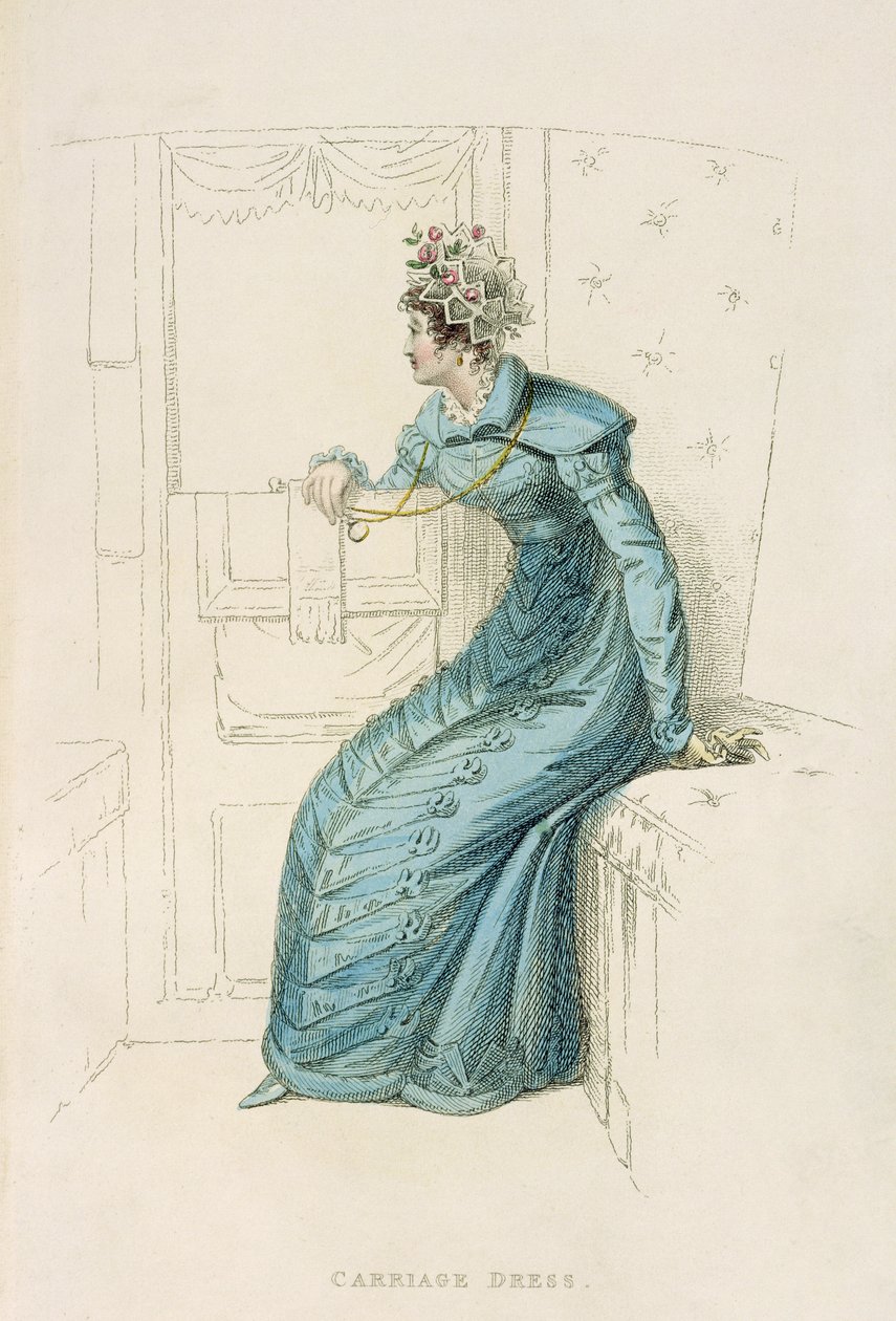 Carriage dress, fashion plate from Ackermann