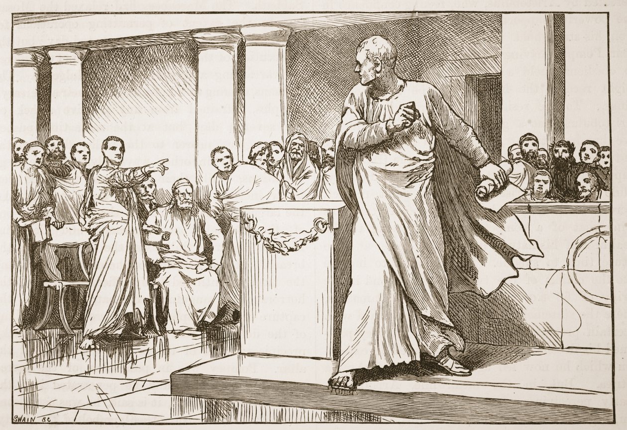 Catiline at Bay by English School