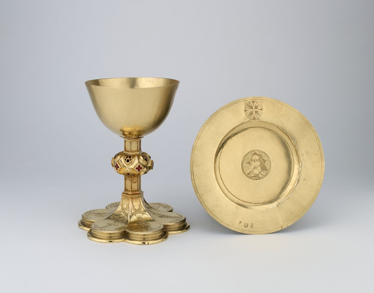 Chalice and Paten by English School
