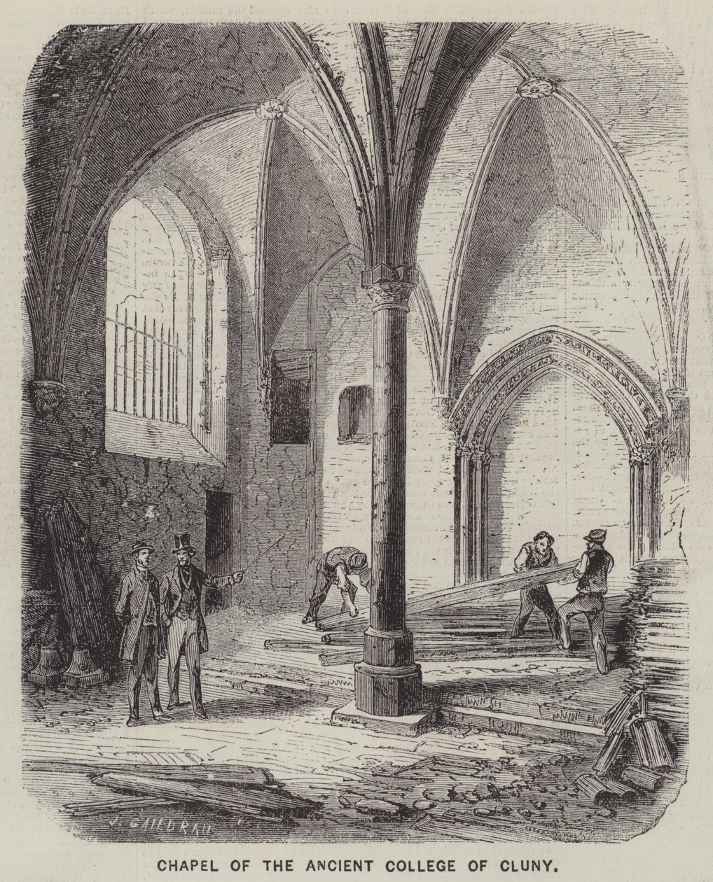 Chapel of the Ancient College of Cluny by English School