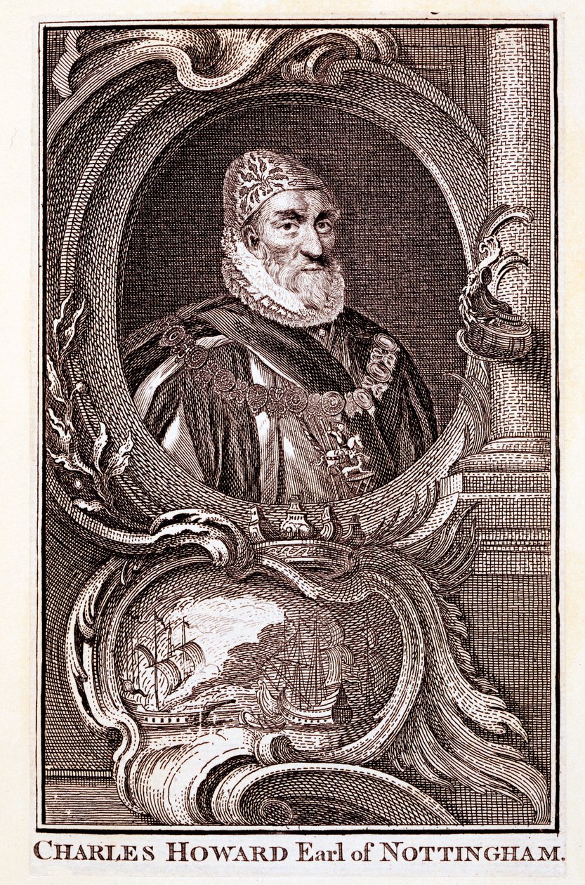 Charles Howard, 1st Earl of Nottingham by English School