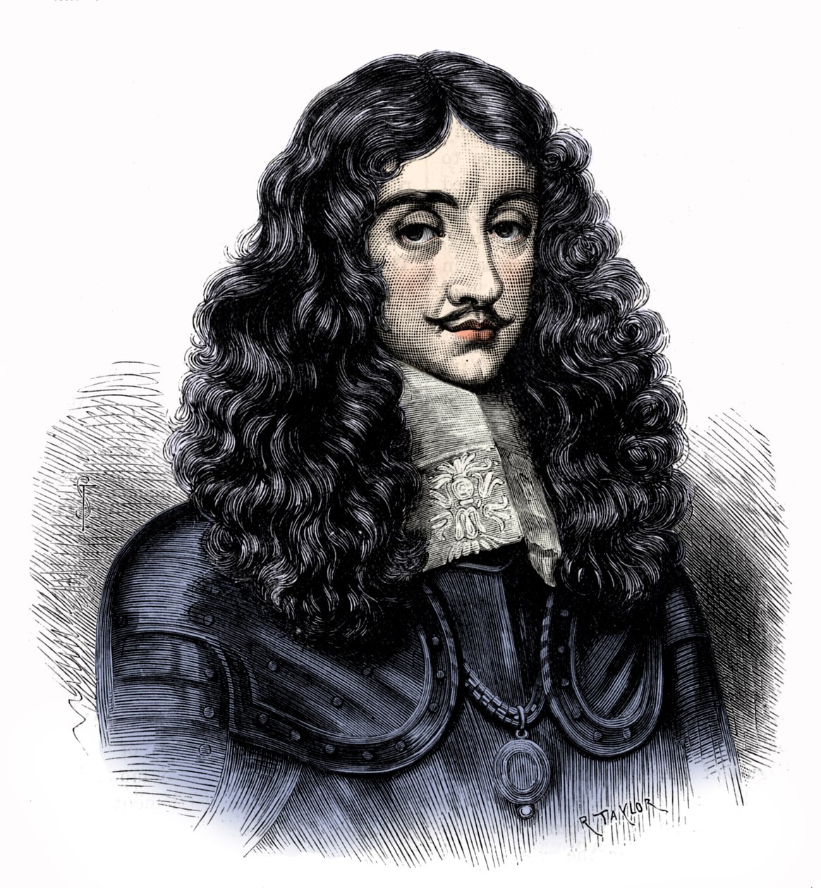 Charles II, King of England, Illustration from 