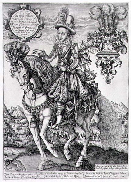 Charles I as Prince of Wales on Horseback, from 