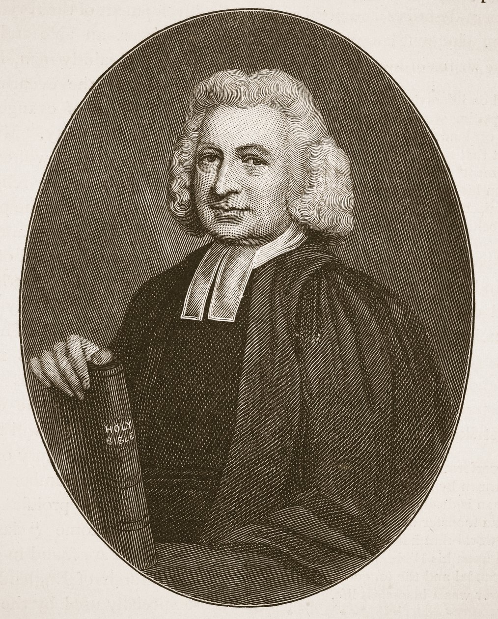 Charles Wesley, illustration from The Church of England: A History for the People by H.D.M. Spence-Jones by English School