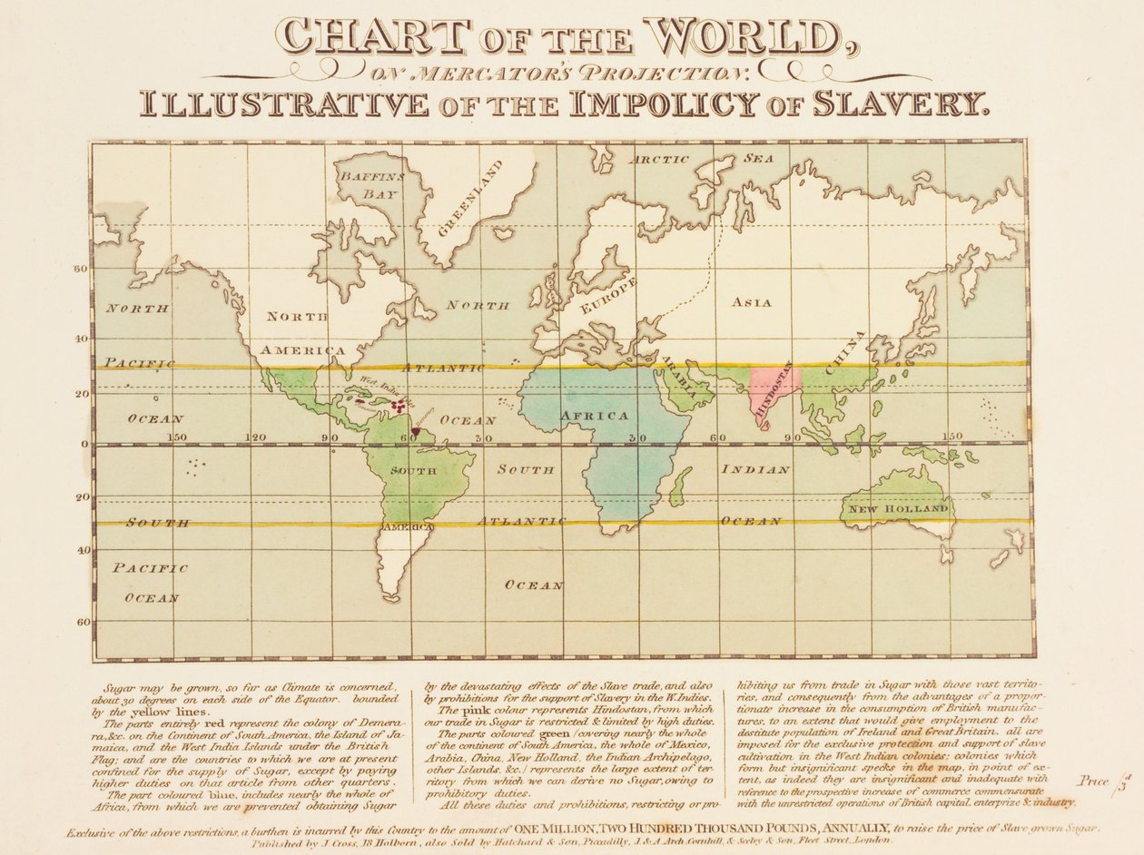 Chart of the World, on Mercator