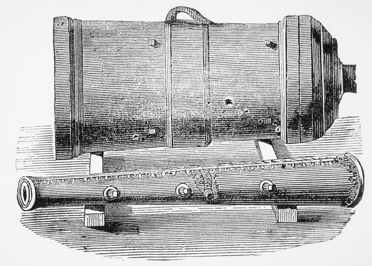 Chinese Monster Mortar, 1845 by English School