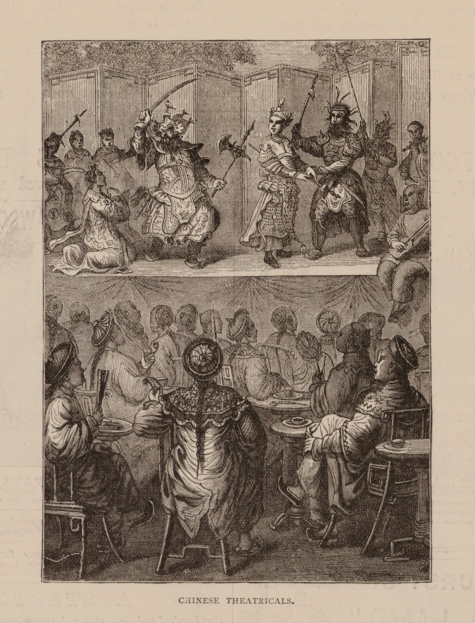 Chinese Theatricals by English School